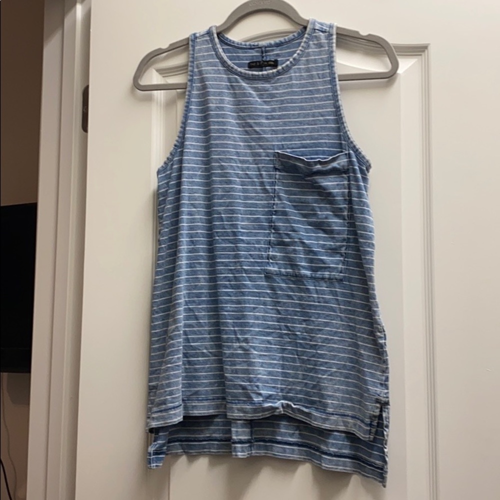 Rag & Bone Striped Racer Bank Tank